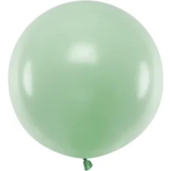 Stor Latexballong Pastell Pistaschgrön