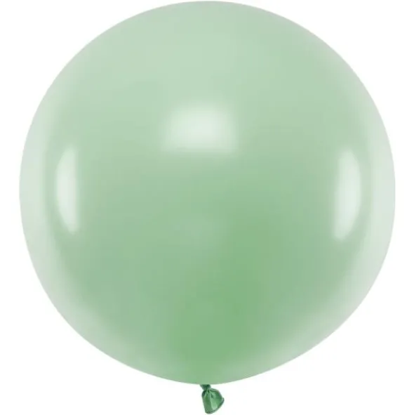Stor Latexballong Pastell Pistaschgrön