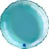 Stor Rund Folieballong Holografisk Platinum Tenerife Sea