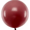 Stor Rund Latexballong Vinröd Pastell