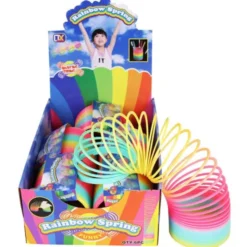 Stor Slinky Leksak Regnbågsfärgad