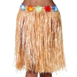Stråfärgad Hawaii Hula Kjol
