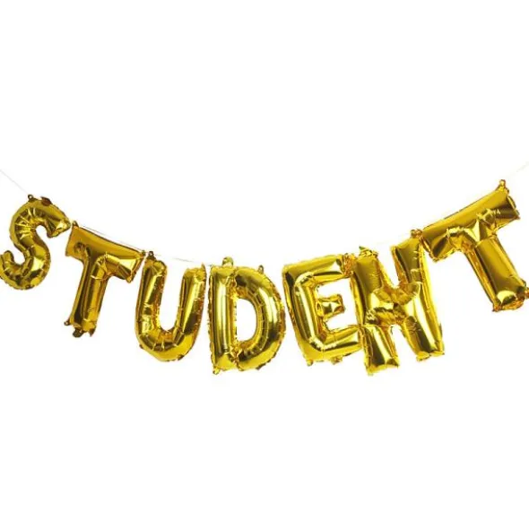 Student Folieballonger Guld