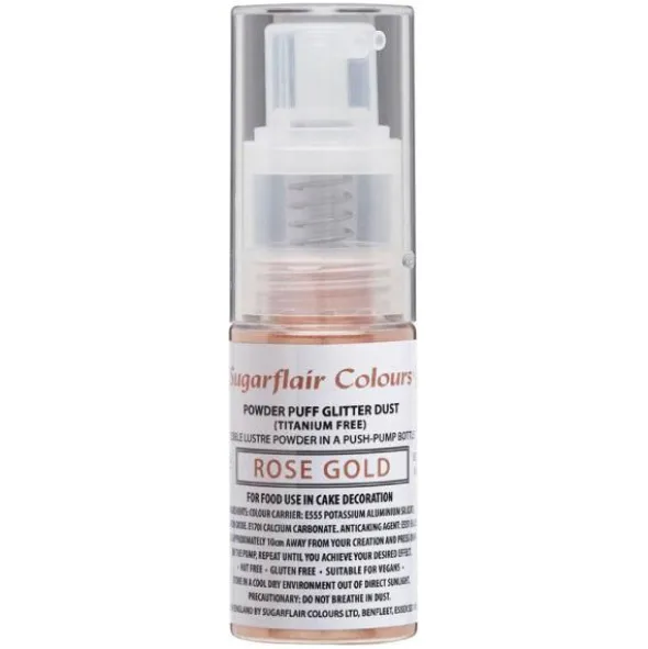 Sugarflair Ätbar Sprayfärg Roséguld