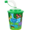 Sugrörsmugg Djungel 300 ml 10 cm