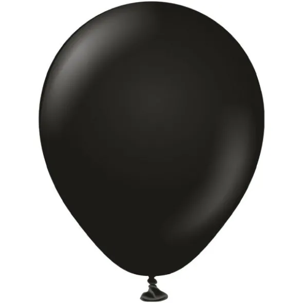Svarta Mini Ballonger (25-pack)