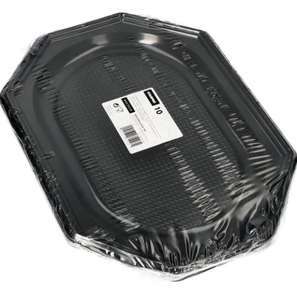 Svarta Serveringsfat Plast
