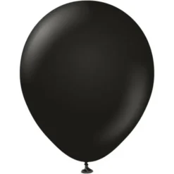 Svarta Stora Ballonger (5-pack)
