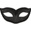 Svart Teatermask