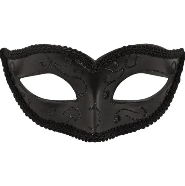 Svart Teatermask
