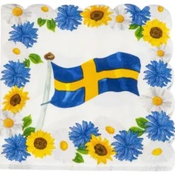 Svenska Flaggan Kaffeservetter