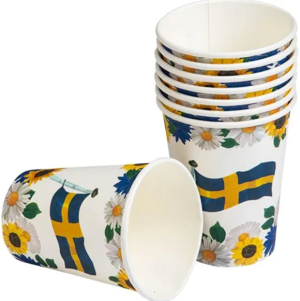 Svenska Flaggan Pappmuggar