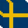 Svenska Flaggan Servetter 33 cm 20-pack