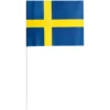 Svenska Flaggor på Pinne