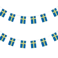 Sverige Flagga Girlang