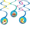 Swirl Dekorationer Baby Shark Party