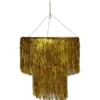 Takdekoration Guldfolie Fransar 50 cm