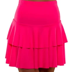 80-tals Disco Kjol Neonrosa (Small)