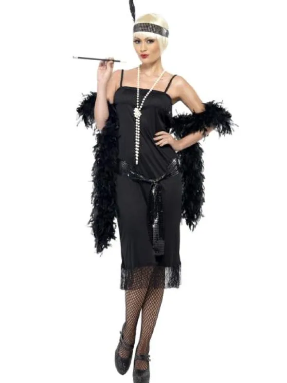 20-tals Flapper Maskeraddräkt (Small (Strl 36-38))