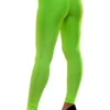80-tals Leggings Neongrön (Small)