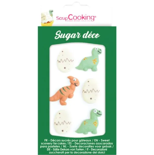Ätbara Dekorationer Dino ScrapCooking
