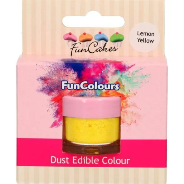 Ätbar Pulverfärg Lemon Yellow