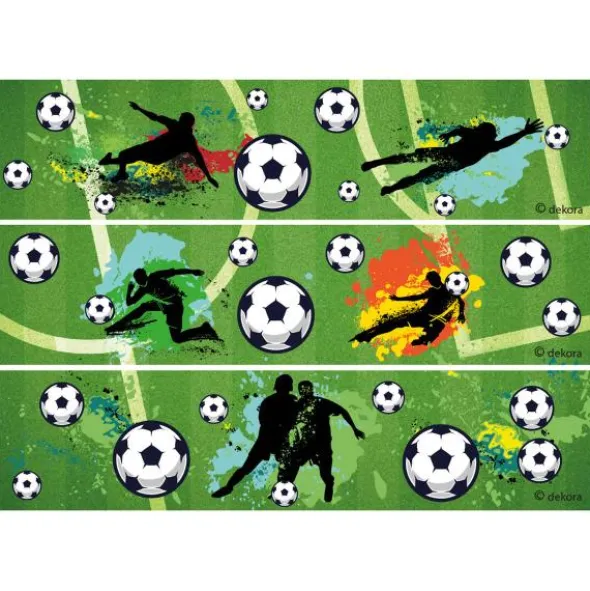 Ätbart Tårtband Fotboll 21 x 5 cm 3-pack 17,5 g