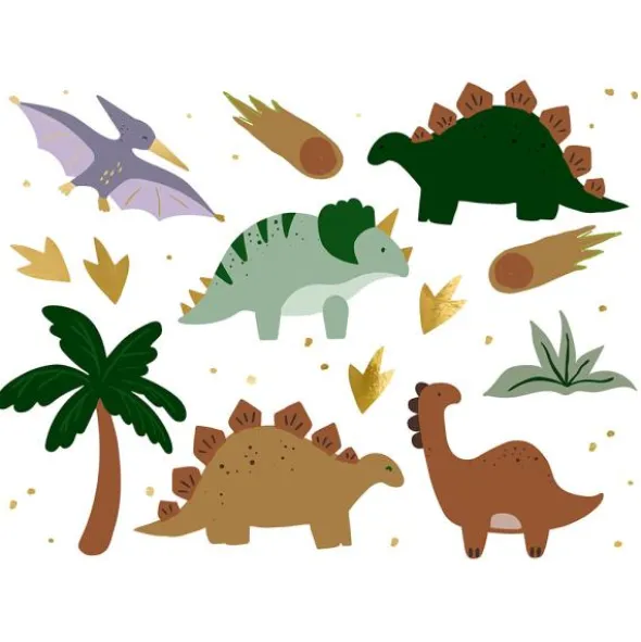 Temporära Tatueringar Dinosaurie 33-pack