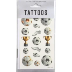 Temporära Tatueringar Fotboll 17-pack