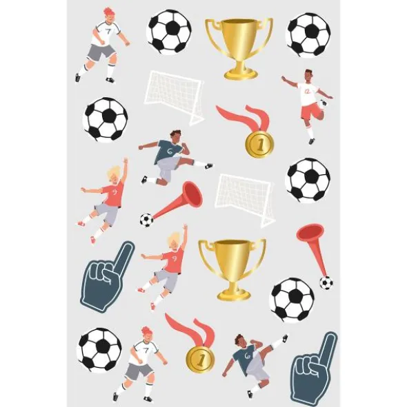 Temporära Tatueringar Fotbollskalas 23-pack