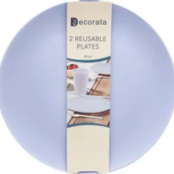 Återanvändbara Djupa Tallrikar Lilac Decorata
