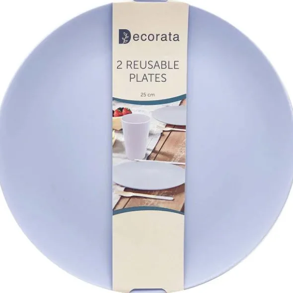 Återanvändbara Tallrikar Lilac Decorata