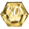 30th Birthday Assietter Guld