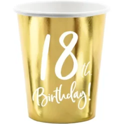 18th Birthday Muggar Guld
