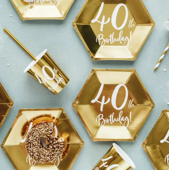 40th Birthday Muggar Guld