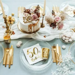 50th Birthday Muggar Guld