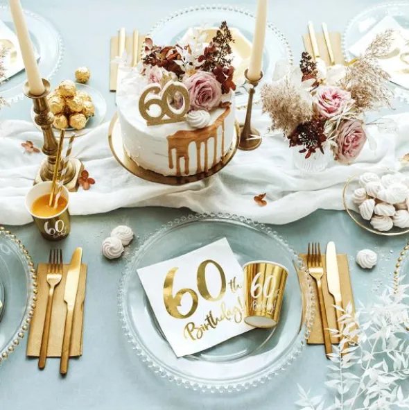 60th Birthday Muggar Guld