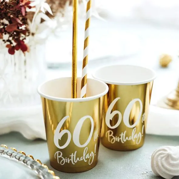 60th Birthday Muggar Guld