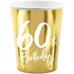 60th Birthday Muggar Guld