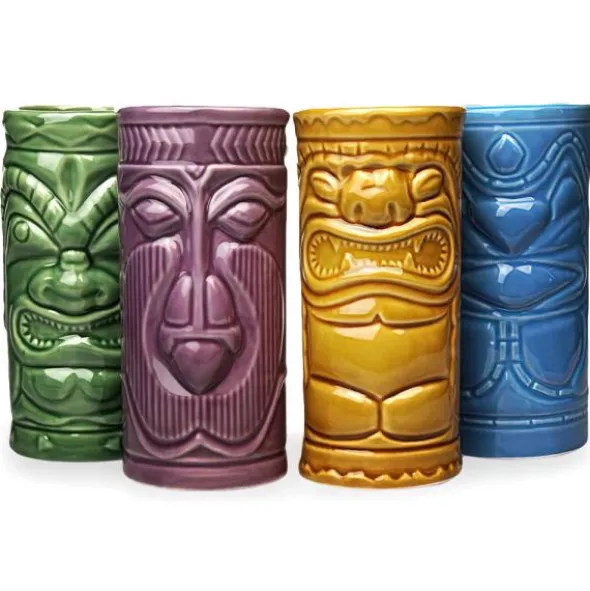 Tiki Muggar 4-pack