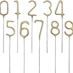 Tomtebloss Siffra Guld 15 cm (Siffra 0)