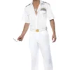 Top Gun Kapten kostym Maskeraddräkt (Medium)