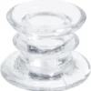 Transparent Ljusstake 4 cm