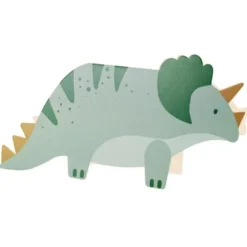 Triceratops Inbjudningskort med Kuvert 6-pack