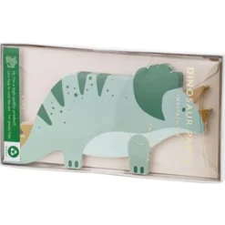 Triceratops Inbjudningskort med Kuvert 6-pack