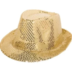 Trilby Hatt Guldpaljetter
