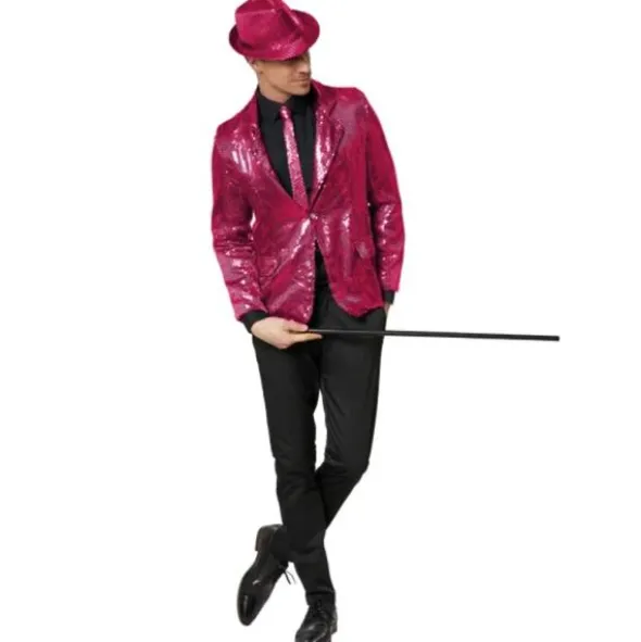 Trilby Hatt Rosa Paljetter