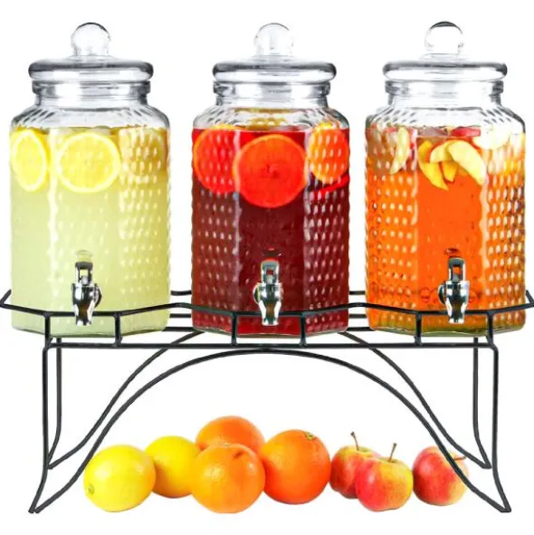Trippel Drinkdispenser med Ställ