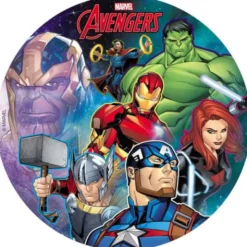 Tårtbild Avengers