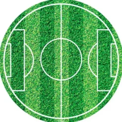 Tårtbild Fotbollsplan